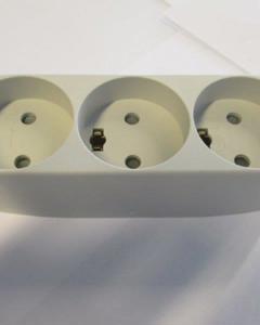 3-pole socket Lmj Grey